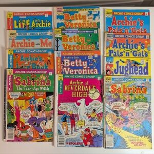 Vintage 1980's Archie Comics Collection Lot Of 12!
